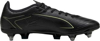 Puma Ultra 6 voetbalschoenen voor heren, voor zachte ondergrond (Poema Zwart)