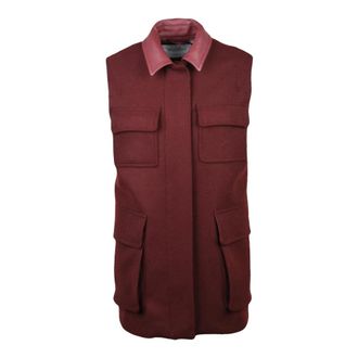 Max Mara Dames, Jassen, Rood, Maat: XS Wol