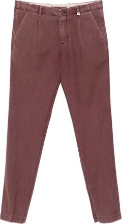 Myths Pantaloni con pieghe frontali - Rosso