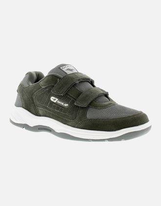 Gola Mens Gola Mens Trainers Belmont Suede Wide Touch Fastening charcoal UK Size - Grey - Size: 12