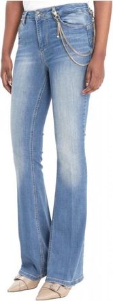 Liu Jo Flared Jeans - Dames - Flared Jeans - Blauw - W27 - Katoen - Jeans