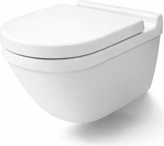 Duravit Inodoro Suspendido Starck 3 Blanco Brillo Rimless Duravit Y Asiento Soft-close