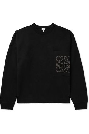 Loewe Logo-Jacquard Cotton-Blend Sweater