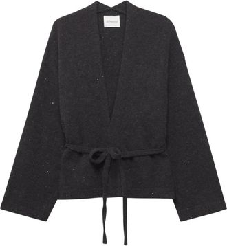 Alchemist Sofia Cardigan - Dames - Vesten - Grijs - S - Wol - Truien & Vesten