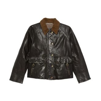 The Jack Leathers Mujer, Chaquetas, Marr&oacute;n, Talla: L