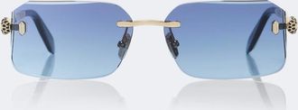 Bulgari Serpenti Forever rectangular sunglasses
