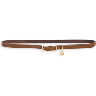 Rag & Bone Baby Rounded Rebound Leather Belt in Chestnut at Nordstrom Rack, Size Large