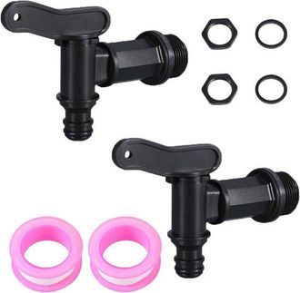 OEM Grifo De Agua De Lluvia De 3/4 De Pulgada, 2 Grifos De Pl&aacute;stico Con Banda De Sellado