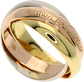Cartier Yellow Gold (18K) Pink Gold (18K) White Gold (18K) Band Ring (Pre-Owned)