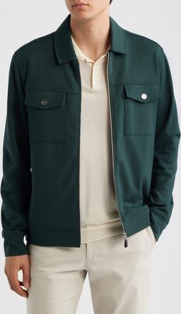 Reiss Medina Jacket in Dark Sage Green at Nordstrom, Size Xx-Large