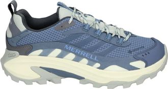 Merrell Blauwe Vrijetijdsschoen Moab Speed 2 GTX - Heren - Sneakers - Blauw - 43 EU - Schoenen