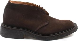 Trickers Stijlvolle Bootie voor Trendy Looks - Heren - Veterlaarzen - Bruin - 40 1/2 EU - Schoenen