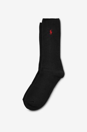 Polo Ralph Lauren Hohe Socken aus Baumwolle mit gesticktem Logo