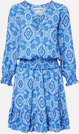 Heidi Klein Abito corto Mykonos con stampa a punto smock