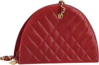Chanel Pre-owned Shoulder Bags, female, Red, Size: ONE SIZE Pre-owned Vintage Shoulder Bag
