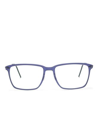 Lindberg square-frame glasses - Blue
