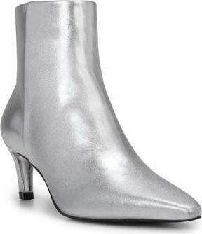 Vince Camuto Quinley Pointed Toe Bootie in Silver Metnap at Nordstrom Rack, Size 5.5