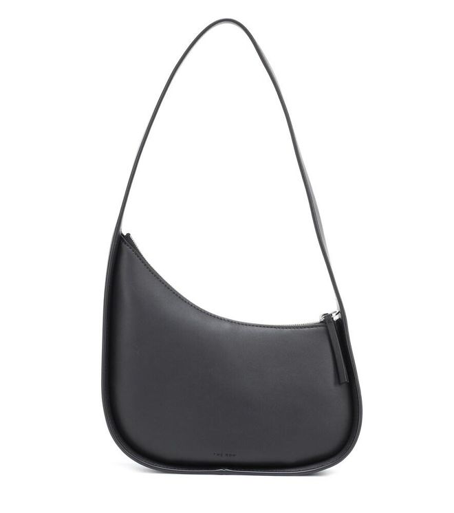 Half Moon leather shoulder bag