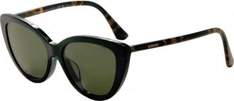 Burberry Womens BE4457F 55 416271 Sunglasses - Green - One Size