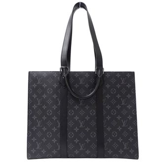Louis Vuitton Black Monogram Eclipse Monogram Eclipse Handbag Tote Bag (Pre-Owned)