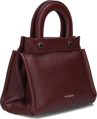 Ted Baker Roniaa Kleine Handtas met Handvat - Dames - Tassen - Rood - Maat: ONE Size Katoen
