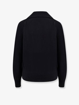 Tom Ford Womens Cashmere Polo Shirt Black Knitwear Sweater