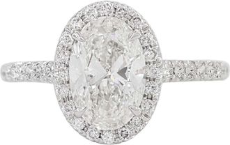 Verde 3ct IGI Certified Lab-grown Oval Cut Diamond Ring