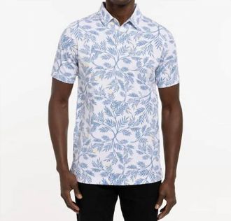 Travis Mathew Desert Wind Polo Shirt In White