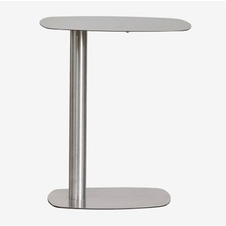 Sklum Sklum - Tavolino rettangolare 40x25 cm in acciaio inossidabile Odelia