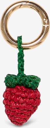 Balzac Paris Schl&uuml;sselanh&auml;nger aus H&auml;kelbast Fraise