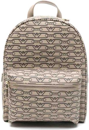 Emporio Armani Allover Logo Backpack