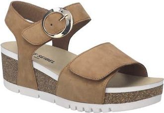 Josef Seibel Quinn 16 Wedge Sandal in Nuss Nubuck at Nordstrom, Size 11-11.5Us
