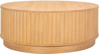 Safavieh Couture Cynthia Round Fluted Coffee Table