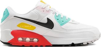 Nike Air Max 90 White/Black/Pink Foam/Bright Crimson sneakers - Wit