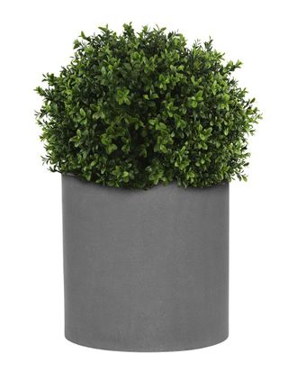 Creative Displays Inc. Uv-Rated Outdoor Boxwood Topiary With Fiberstone Planter