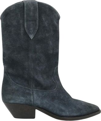 Isabel Marant Duerto. 35 Cowboylaarzen - Dames - Cowboylaarzen - Zwart - 38 EU - Leer - Schoenen