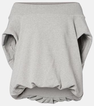 Dries Van Noten Cocoon cotton jersey sweatshirt