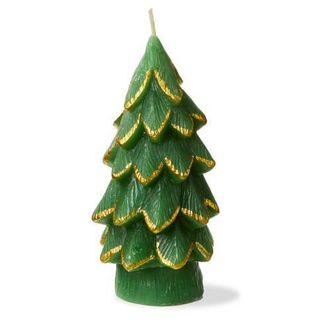 Tag Gilded Pine Tree Green Candle Sculpted Novelty Christmas Decor at Nordstrom