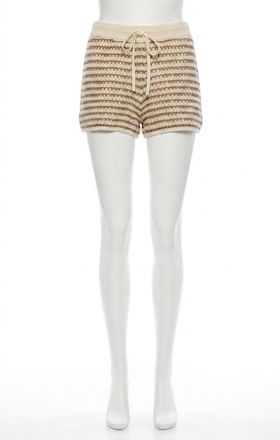 Z Supply Lyla Striped Sweater Short In Taro