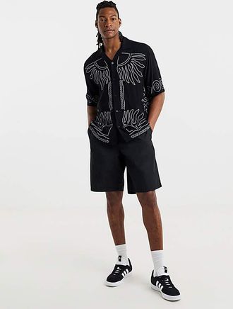 Only & Sons Kal Wide Chino Short - Black