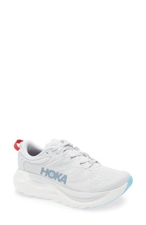 Hoka One One Gaviota 6 Stability Running Shoe in Cosmic Grey /Stardust at Nordstrom, Size 5.5