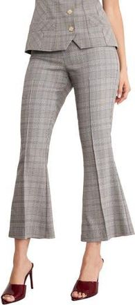 Good American Plaid Kick Flare Pants in Glen Plaid001 at Nordstrom Rack, Size 4X-Large