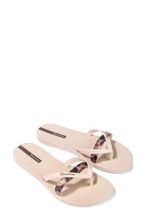 Ipanema Kirei Chic Flip Flop in Beige/brown at Nordstrom, Size 6