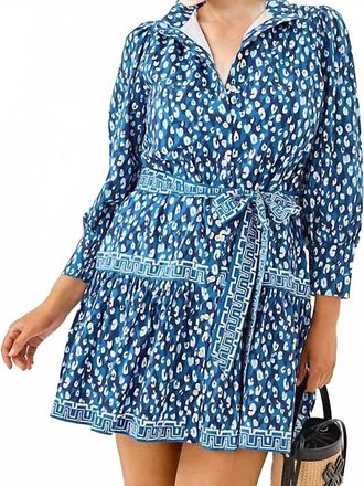 Lilly Pulitzer Drena Dress In Starlight Navy