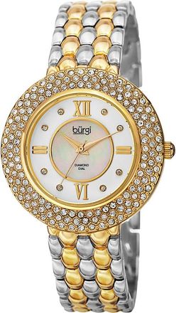 B&uuml;rgi Burgi Womens Brass Diamond Watch