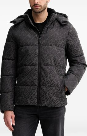 Guess Co Piumino con logo - Grigio