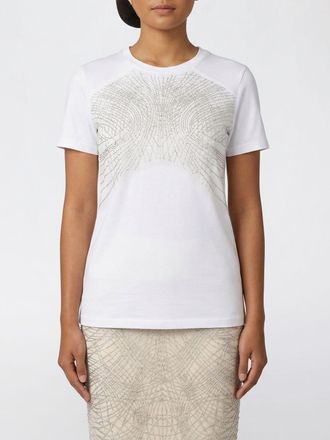 Elisabetta Franchi T-shirts in cotone con strass Elisabetta Franchi