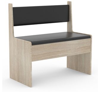 ebuy24 Ebuy24 - Banco De Esquina De Madera Vcm Con Pecho Esal Ancho 80 Cm (roble Sonoma)