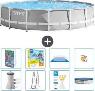 Intex Piscina Prism Frame Redonda - 457x107 Cm - 9-piezas S529