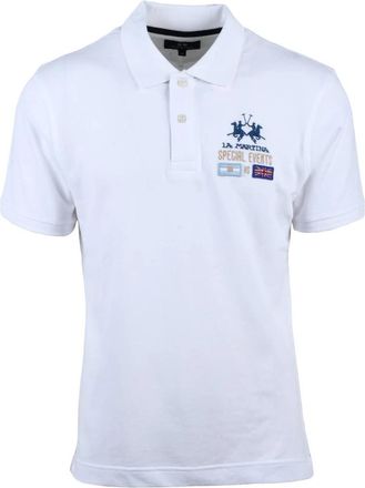 La Martina Polo - Heren - Polos - Wit - 3XL - Katoen - Tops